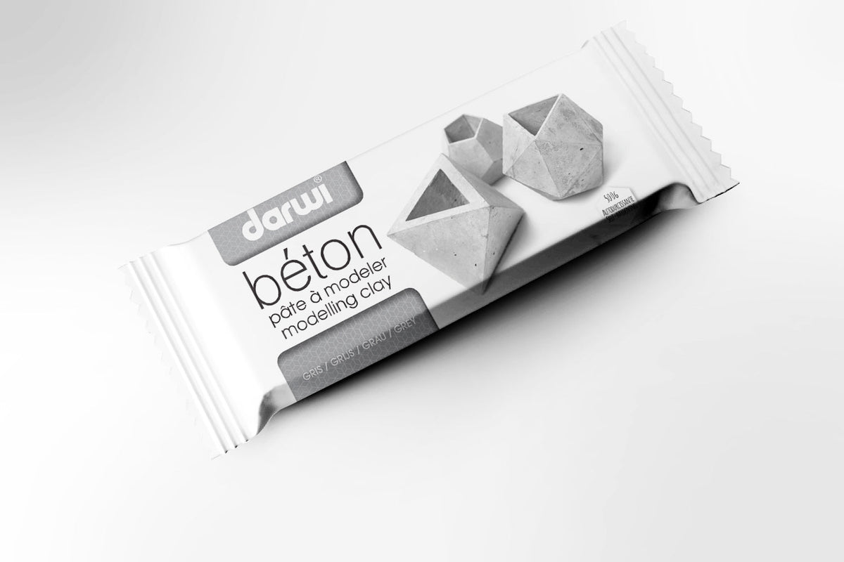 DARWI pasta modellabile autoindurente effetto cemento 500 g