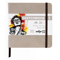 DARWI sketchbook Taupe 14 x 14 cm 140 g 80 fg