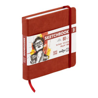DARWI sketchbook Terracotta 14 x 14 cm, 140 g/m², 80 fogli