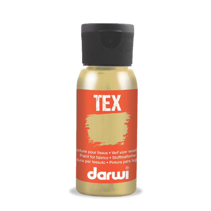 DARWI TEX Vernice per tessuti 50 ml – 050 oro