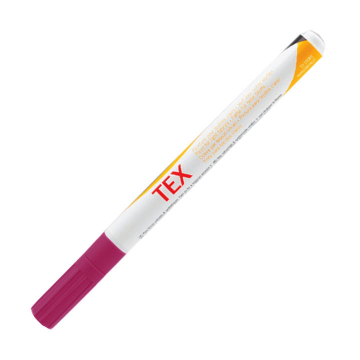 DARWI TEX Marcatori per tessuti punta fine 3 ml – rosso regina