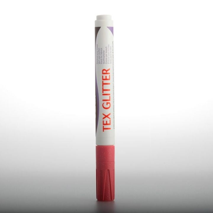 Pennarelli per tessuti DARWI TEX glitter 6ml – rosa