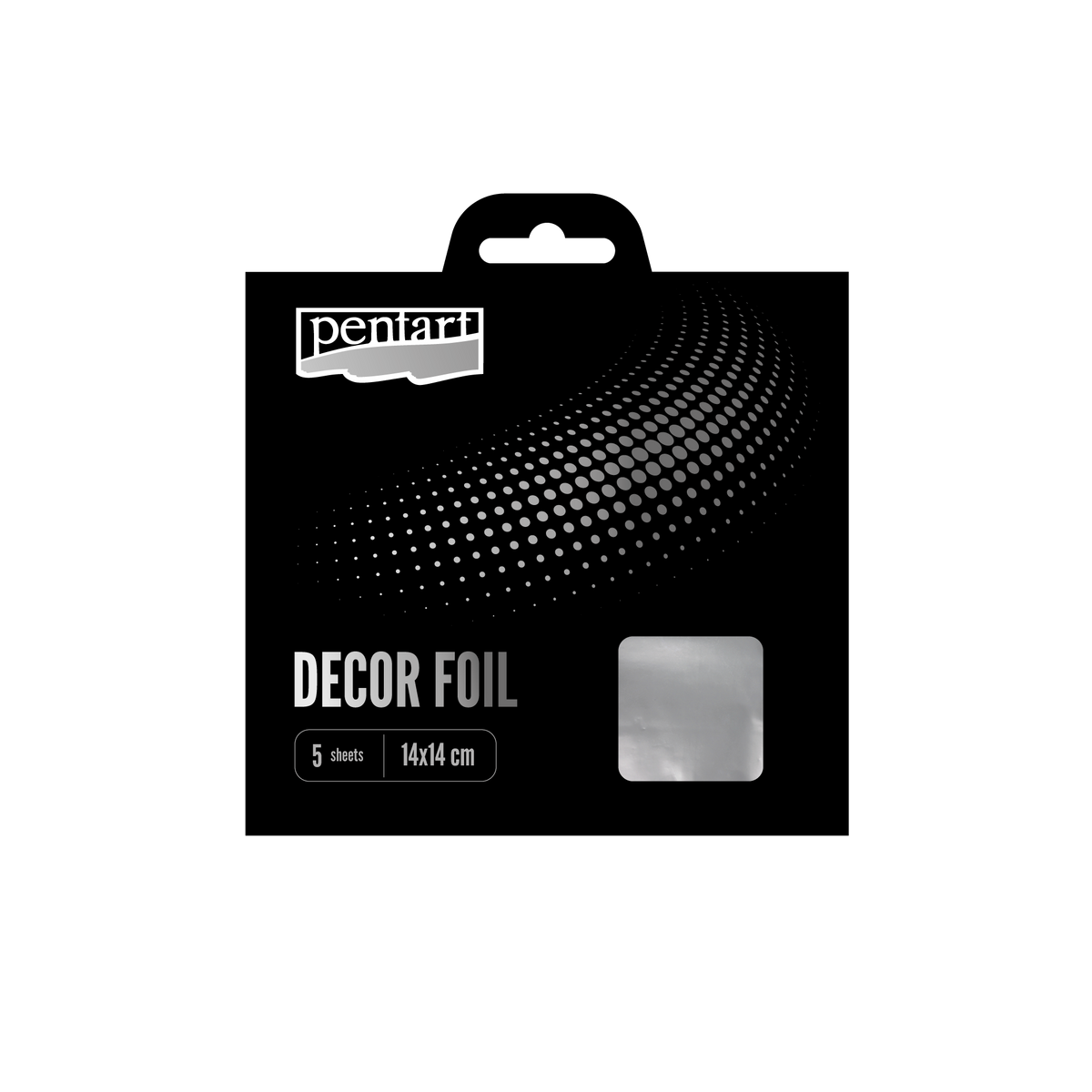 Decor foils metallic 14 x – argento cm