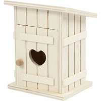 Decorazione in legno per la finitura - casetta in legno