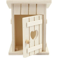 Decorazione in legno per la finitura - casetta in legno
