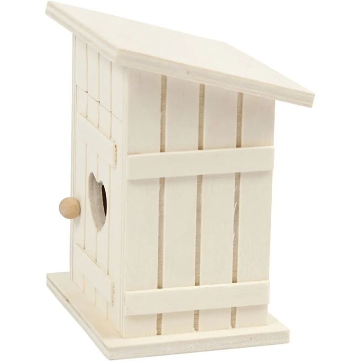Decorazione in legno per la finitura - casetta in legno