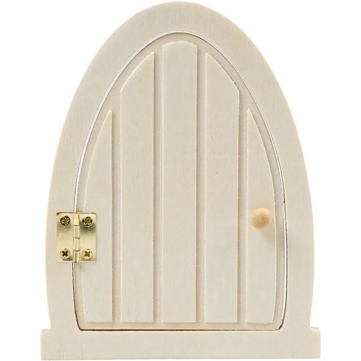 Decorazione in legno Porticina con cerniere — immagine 1