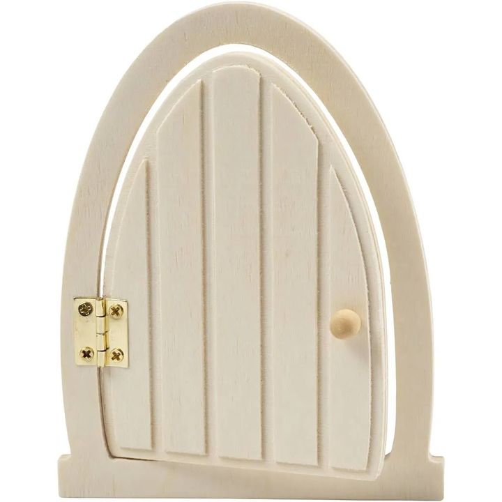 Decorazione in legno Porticina con cerniere — immagine 3