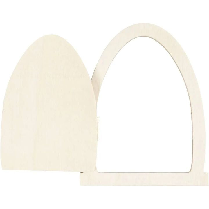 Decorazione in legno Porticina con cerniere — immagine 5