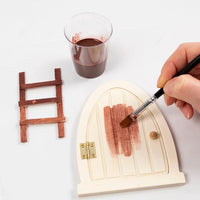 Decorazione in legno Porticina con cerniere — immagine 6