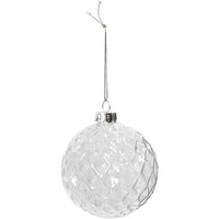 Decorazioni natalizie in vetro 4 pz — immagine 5