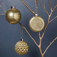Decorazioni natalizie in vetro 4 pz — immagine 3