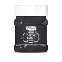 Gessetto decorativo Chalky Pentart 230 ml – Nero