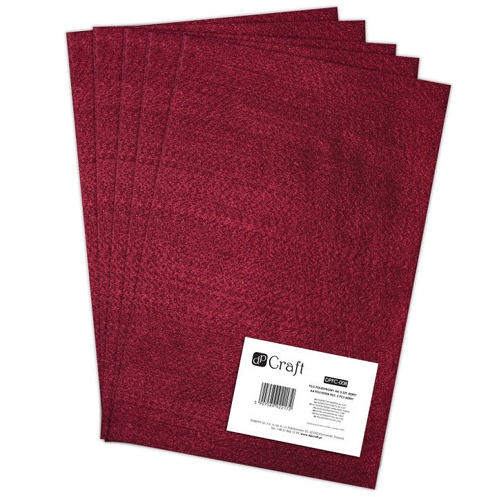 Feltro decorativo 30 x 20 cm scegli colore / 1 pezzo – BERRY/1ks