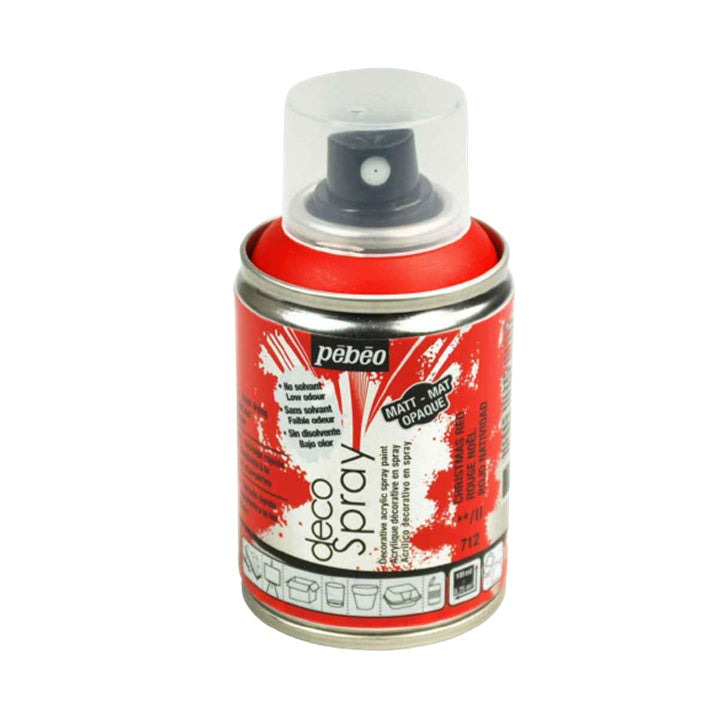 Spray decorativo Decospray Pebeo - 100 ml – natale rosso