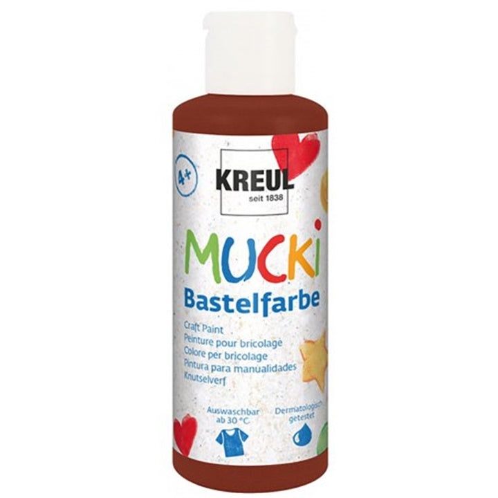 Hobby colori per I bambini MUCKI 80 ml – Brown