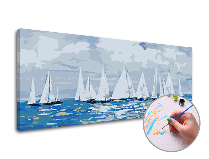 Dipingere con i numeri ALL'ORIZZONTE | Level Starter