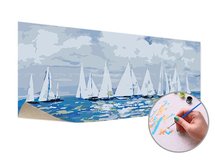 Dipingere con i numeri ALL'ORIZZONTE | Level Starter
