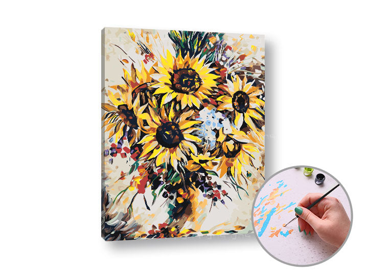 Dipingere con i numeri - Fiori