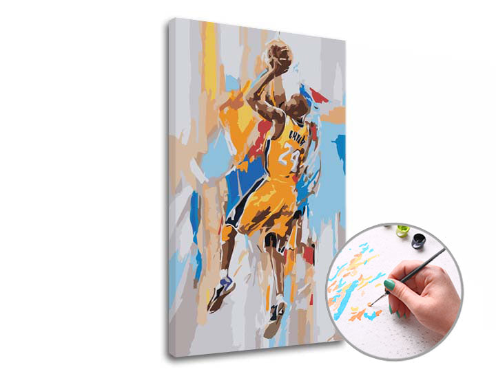 Dipingere con i numeri KOBE BRYANT 24 – sul telaio
