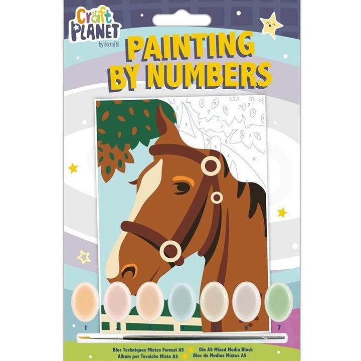 Dipingere con i numeri per bambini Craft Planet | varie immagini - pulerdo