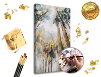 Dipingere con i numeri PREMIUM GOLD | Tra gli alberi