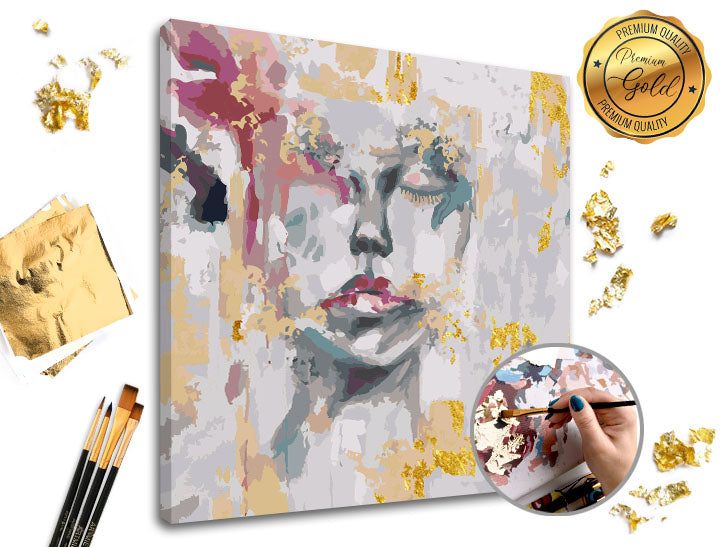 Dipingere con i numeri PREMIUM GOLD | Dimenticata