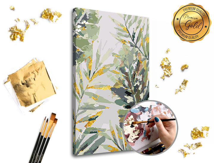 Dipingere con i numeri PREMIUM GOLD | Nella foresta pluviale