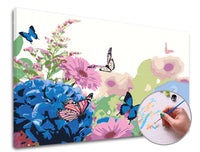 Dipingere con i numeri TRA FIORI | Level Medium