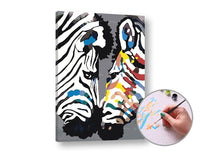 Dipingere con i numeri - Zebre