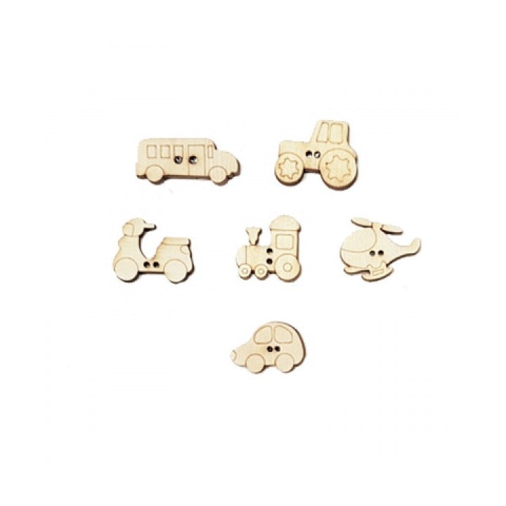 Decorazioni in legno in miniatura | scegli un set - viagio 6 pz