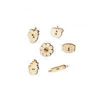Decorazioni in legno in miniatura | scegli un set - elettrodomestici da cucina 6 pz