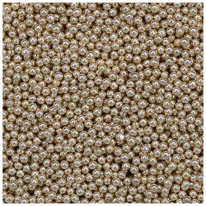 Perle di vetro piccole Pentart 40 g – champagne oro
