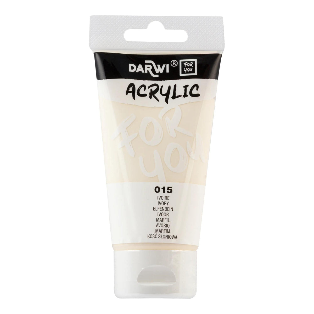 Colore acrilico DARWI Acryl 75 ml – Avorio