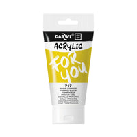 Colore acrilico DARWI Acryl 75 ml – Giallo