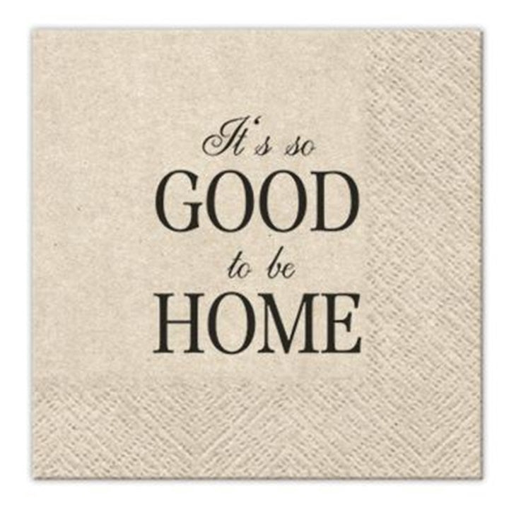 ECO Tovagliolo per decoupage Good to be Home - 1 pezzo