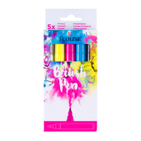ROYAL TALENS Ecoline set di pennarelli acquerellabili brush pen PRIMARY 5 colori