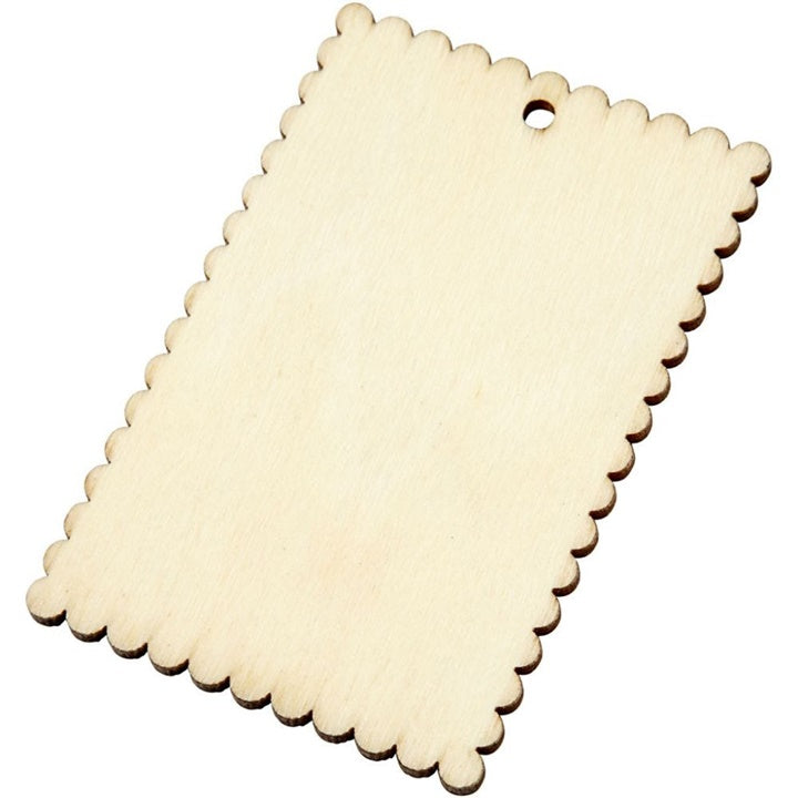 Etichette in legno per la finitura di 8 pezzi
