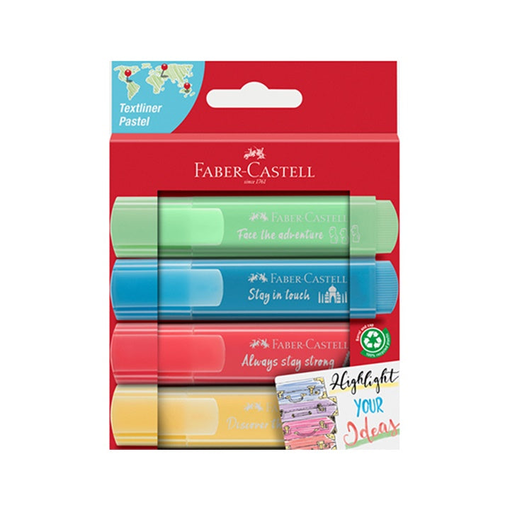 FABER CASTELL Set di evidenziatori 4 pezzi