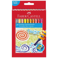 Pastelli a cera Faber Castell Twist – 24 pz