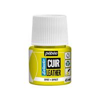 Vernice per pelle Pebeo Setacolor effect 45 ml – giallo fluorescente