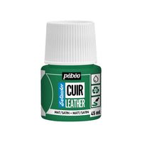 Vernice per pelle Pebeo Setacolor matt/satin 45 ml | colori diversi - verde cactus