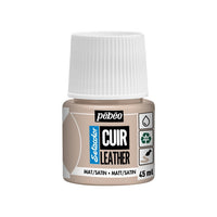 Vernice per pelle Pebeo Setacolor matt/satin 45 ml | colori diversi - grigio-marrone