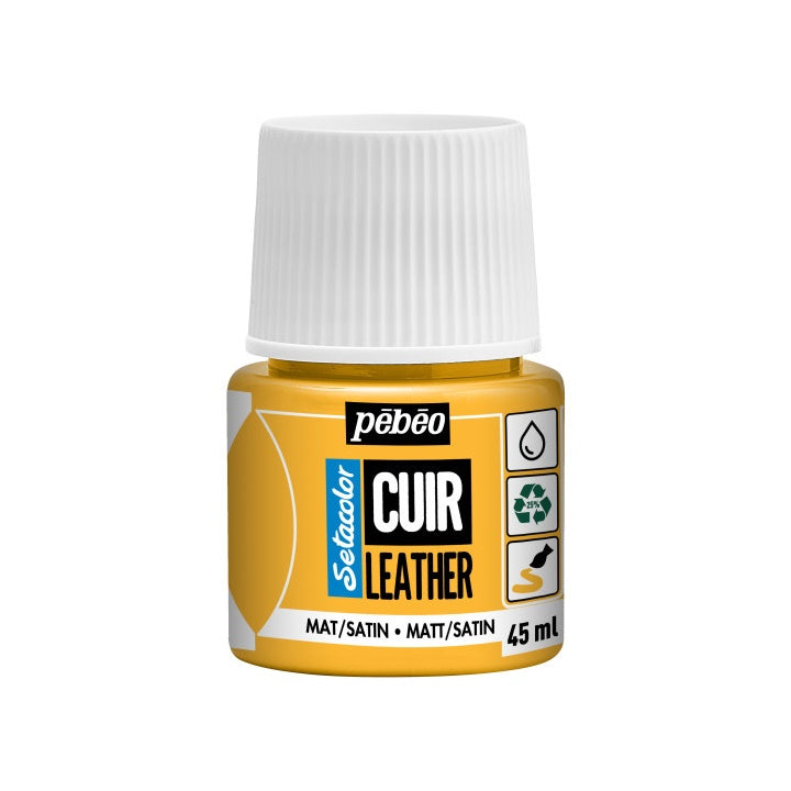 Vernice per pelle Pebeo Setacolor matt/satin 45 ml – giallo girasole