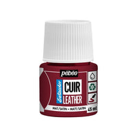 Vernice per pelle Pebeo Setacolor matt/satin 45 ml – rosso intenso