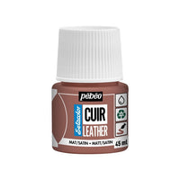 Vernice per pelle Pebeo Setacolor matt/satin 45 ml | colori diversi - terracotta