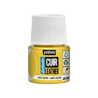 Vernice per pelle Pebeo Setacolor matt/satin 45 ml – giallo vivo