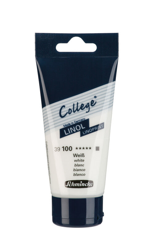 Inchiostro per linoleografia Schmincke College Linol 75 ml – 100 Bianco