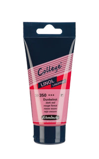Inchiostro per linoleografia Schmincke College Linol 75 ml – 350 Rosso scuro
