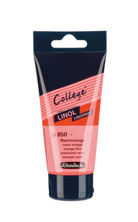 Inchiostro per linoleografia Schmincke College Linol 75 ml – 850 Arancione neon